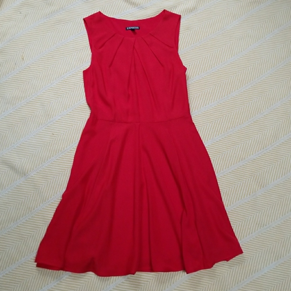 Express red dress